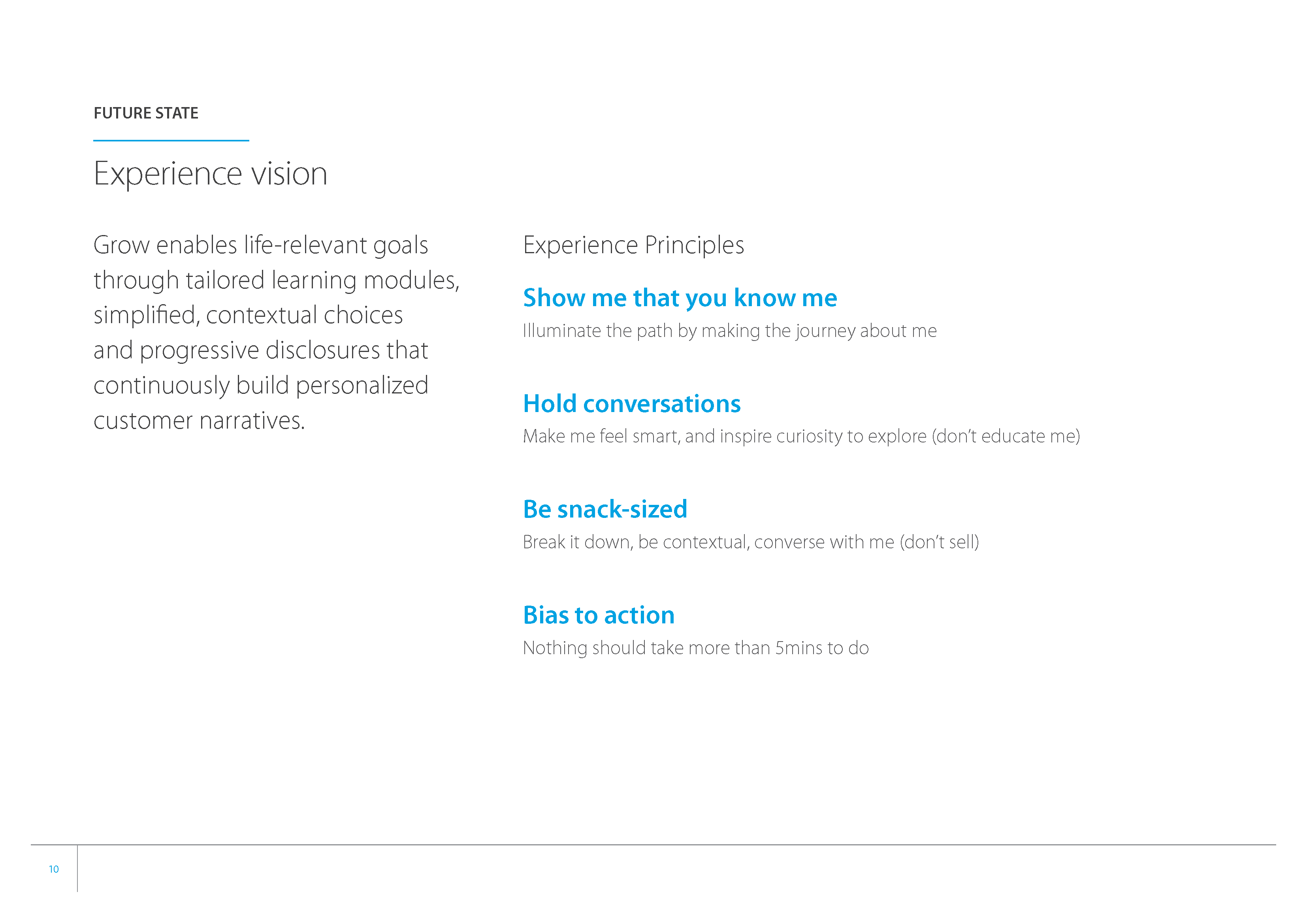 ANZ Grow experience vision — page 10