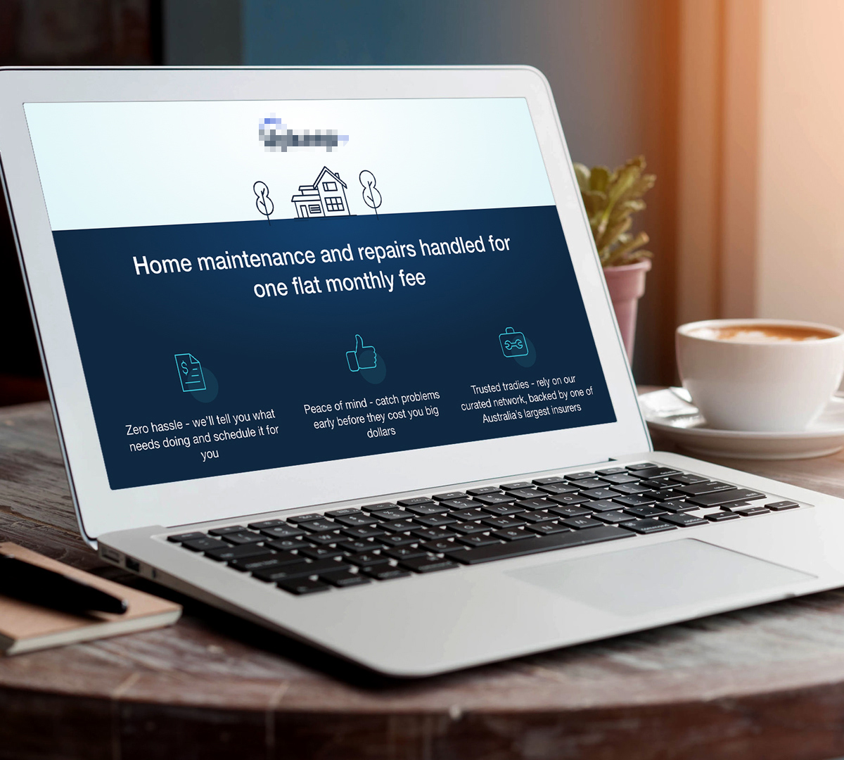 Venture product — device mockup showing prototype interface